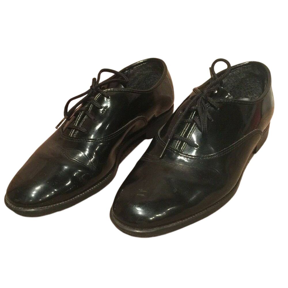 Barclay 13M Mens Black Oxford Lace Up Formal Wedding Costume Prom Dress Shoes